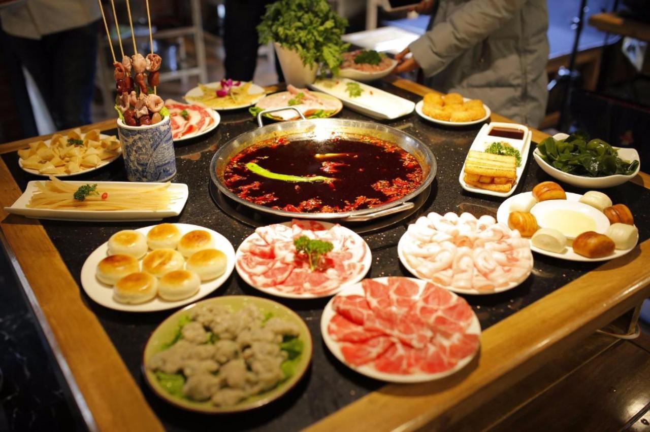 7Days Premium Chendu Kuanzhai Alley Branch Chengdu Bagian luar foto